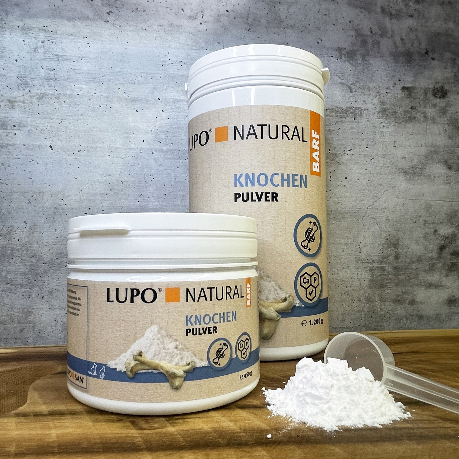 LUPO NATURAL BARF Knochen Pulver 1200 g