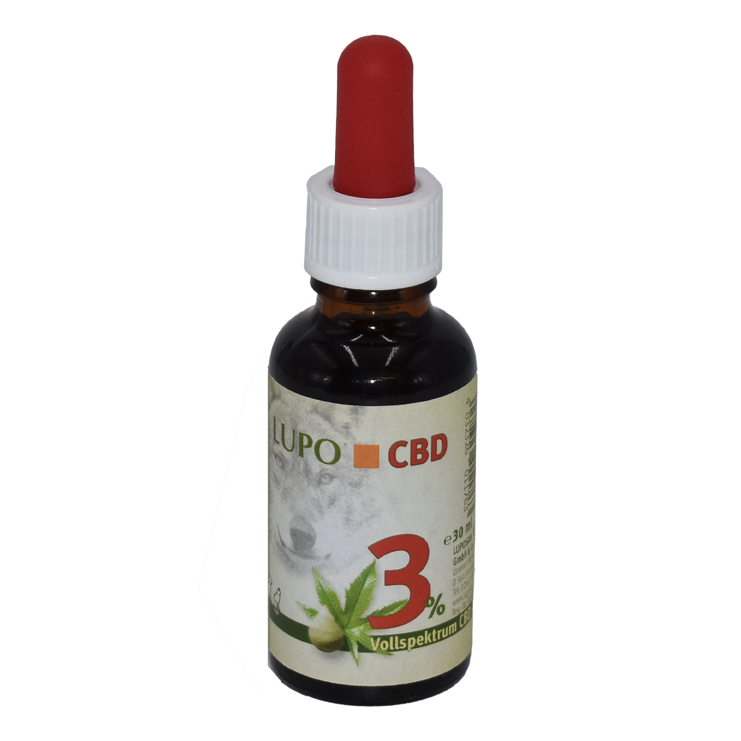 LUPO CBD Vollspektrum 3% - 0,0 % THC 30ml