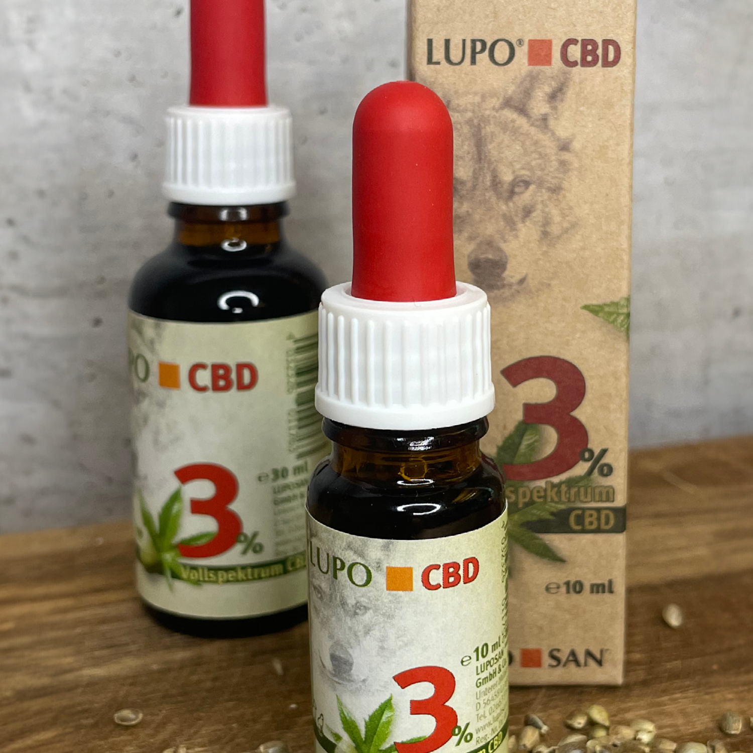 LUPO CBD Vollspektrum 3% - 0,0 % THC 30ml