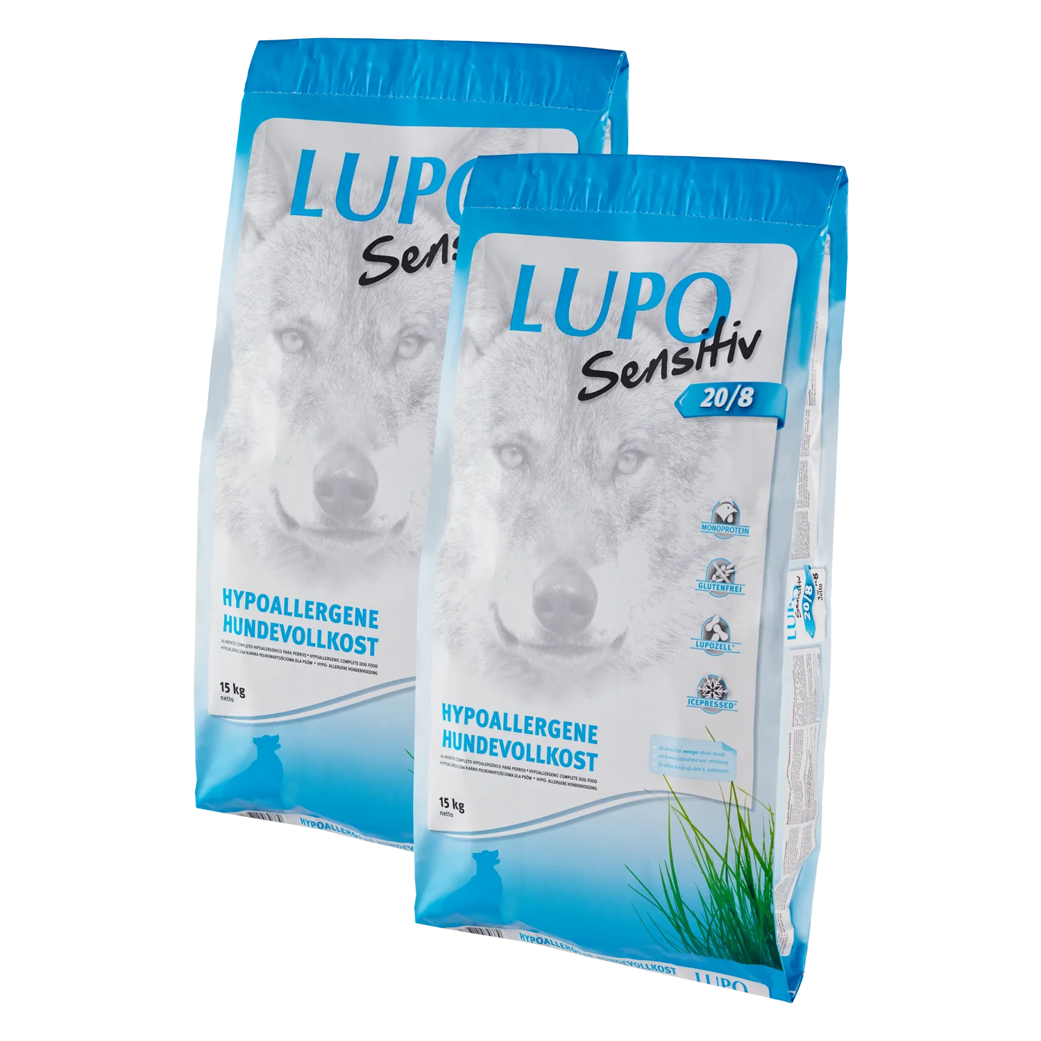 Doppelpack Markus-Mühle LUPO Sensitiv 20/8 15 kg
